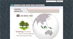 Desktop Screenshot of learning-bahasa.com